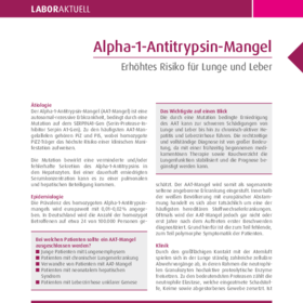 Alpha-1-Antitrypsin-Mangel