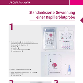 Gewinnung einer Standardisierte Kapillarblutprobe 